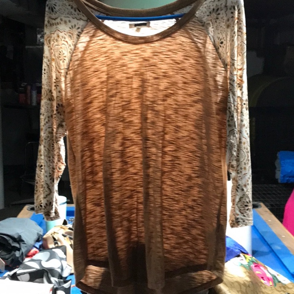 Loved paisley tan top